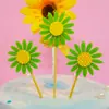 Decoración para hornear pasteles con polvo de oro de color frío Flor de estrella Multi-Amor Tarjeta de papel Enchufe