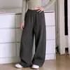 Pantalones Casuales de Pierna Ancha para Niñas Otoño Nuevo Sueltos Versátiles Deportivos Largos Niños Medianos y Grandes Estilo Coreano Pantalones Caídos Ropa de Otoño