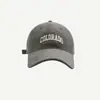 Gorra de Béisbol para Mujer con Visera Semirrígida, Circunferencia de Cabeza Grande, Corona Profunda, Bordado de Letras Ensanchado, Sombrero de Sol para Hombre