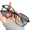 38028 tendencia 2025 nuevo marco grande para mujer gafas anti luz azul marco espejo plano para hombre venta al por mayor de fábrica montura completa