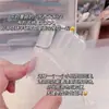Caixa de Joias Transparente Portátil, Brincos Estilo Ins, Colares, Anéis, Acessórios da Moda e Caixa de Armazenamento de Brincos