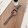 Correa de Metal para Reloj Cadena de Mezclilla de Fila Única Ensamblada a Mano Adecuada para Apple Watch 789 S10 S11 Huawei Fit4 Banda de Acero