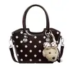 Bolsa de ombro transversal feminina com poá para envio transfronteiriço, bolsa feminina moderna, bolsa versátil de grande capacidade para o dia a dia