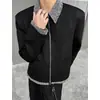 Chaqueta Estilo Chanel para Hombre, Primavera y Otoño, Retro Vintage Americano Holgada Casual Fresca Blazer Estilo Old Money