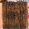 Suministro directo de fábrica cuentas pequeñas de corte cristalino degradado accesorios para joyería DIY cuentas redondas facetadas productos semiacabados venta al por mayor
