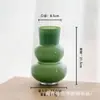 Vaso de vidro moderno minimalista feito sob medida em estilo vintage para arranjo de flores e hidroponia em casa, processado de acordo com o seu design, oferecendo um toque de luxo leve e de alta qualidade