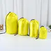 Almohada de Viaje en Forma de U Personalizada, Bolsa de Almacenamiento para Chaqueta de Plumas, Organizador de Ropa para Equipaje con Cordón