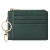 Amazon Porta Tarjetas Ultra Delgado con Llavero, Cremallera Multifuncional, Porta Tarjetas de una Pieza, Cartera Portátil para Mujer con Múltiples Ranuras para Tarjetas