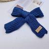 Lazo de lana tejido para otoño e invierno, bonito lazo para la cabeza, estilo académico, accesorios para el cabello, cola de caballo alta para mujer, accesorios para la cabeza de moda