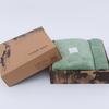 Toalla de baño de terciopelo coral con diseño de piña japonesa, gruesa, absorbente, de secado rápido, suave, en caja de regalo de 2 piezas
