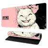 Mouse Pad Gato Ampliado Meninas Desenho Animado Fofo Escritório Pequeno Fresco Mouse Pad de Computador