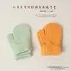 Guantes de Lana con Dedos para Niños, Mismo Estilo para Hombres y Mujeres, Guantes de Punto para Ciclismo al Aire Libre en Invierno, a Prueba de Frío