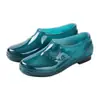 Botas de agua de moda para mujer, caña baja, a prueba de aceite, antideslizantes, resistentes al desgaste, impermeables, para cocina, soleadas, lingote de oro, botas de lluvia para mujer, caña corta, Nuevas