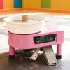 Máquina de Desenho em Cerâmica Haohua para Crianças Argila de Cerâmica Giratório Elétrico Doméstico com Velocidade Contínua Máquina de Desenho para Ensino Escolar
