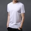 Camiseta de manga corta para hombre, novedad de verano 2021, moda coreana, camiseta holgada de media manga con cuello redondo, ropa para hombre al por mayor