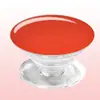 Soporte de Agarre para Teléfono de Silicona Transparente con Logo, Tipo Adhesivo Plegable, Color Sólido Simple Macaron, Soporte de Regalo para Ver Películas