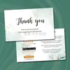 Instrucciones de tarjeta de regalo de comercio electrónico transfronterizo Carta de agradecimiento Paquete de tarjetas de postventa de Amazon Tarjeta plegable fija