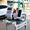 Máquina de Bordado por Computadora de una Cabeza, Bordado Plano de Alta Precisión para Ropa y Sombreros, 12-15 Agujas, Lyg-1201, Pequeña Totalmente Automática