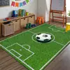 Tapete Educacional de Veludo Cristal para Crianças, Tapete Durável e de Fácil Cuidado para Sala de Estar, Tapete de Cobertura Total para Áreas Grandes para Uso Doméstico, Tapete para Sofá e Mesa de Centro