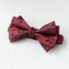 Pequeno estilo fresco retro floral dupla camada laço gravata casamento noivo homens high-end arco fornecimento transfronteiriço Shengzhou