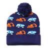 Otoño e Invierno 2025 Gorro de Lana para Niños Gorro Cálido Transfronterizo Europeo y Americano Gorro Tejido Jacquard de Vehículo de Ingeniería Excavadora para Niños Niño
