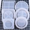 Molde de silicone de epóxi de cristal diy epóxi de silicone cinzeiro grande quadrado de diamante tridimensional ninho de pássaro grande