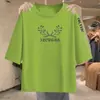 Comércio Exterior Transfronteiriço Último Estoque de Comércio Exterior Grandes Marcas Etiquetas Cortadas Roupa de Mãe Camiseta de Manga Três Quartos para Meia-Idade e Idosos Camiseta Estilosa
