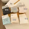 Ropa interior de mujer de ángulo plano madre e hijo algodón puro hilo de color 10A antibacteriano entrepierna extendida nuevo color de contraste niñas talla grande calzoncillos boxer