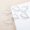 Colgante de aleación de planeta hueco de plata nuevo de AliExpress para joyería DIY, pendientes, accesorios para collares, colgante