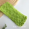 Diadema Elástica de Punto de Seda Coreana para Niños de 7cm Diadema de Ganchillo 45 Colores en Stock