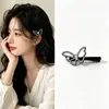Diseño Original Moda Estilo Coreano Pinza para el Cabello Hueca de Mariposa con Pedrería, Clip Lateral de Lujo Ligero de Gama Alta para el Cabello, Accesorio para el Cabello para Mujeres