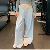 Pantalones de Mujer Color Rojo Vino con Cordón, Caída Suelta, Largo hasta el Suelo, para Gimnasio, Cintura Alta, Pierna Ancha, Pantalones de Chándal, Ropa de Abrigo Engrosada, Pantalones Deportivos Casuales