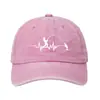 Novo Boné de Baseball Vintage Lavado com Estampa de Pesca Feminino ins Tendência Personalidade Aba Macia Estilo Coreano Para Casal Proteção Solar Chapéu Bico de Pato