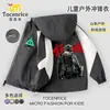Jaqueta Delta Action Storm Attack à Prova de Vento e Impermeável com Forro de Fleece para Crianças de Tamanho Médio a Grande Roupas Infantis Outono Inverno