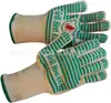 Guantes resistentes al calor, anti-quemaduras, ignífugos y de alta temperatura, guantes para horno BBQ, horno de cocina, horno de microondas, guantes de silicona de doble cara
