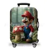 Capa Protetora Elástica Espessa para Mala Capa Protetora de Caixa de Mala de Viagem Capa Protetora de Mala com Rodinhas Capa de Couro