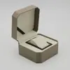 Caja de Relojes de Piel PU Lichi Caja de Relojes de Negocios Avanzada Caja de Regalo Almacenamiento de Joyas Plegable Empaque Caja de Relojes Redondeada
