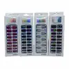 24 Piezas de Polvo Electroplateado Estilo Spray Ins Popular de Venta Caliente Sencillo y de Moda Popular Transfronterizo Desmontable Nuevos Productos Terminados de Arte de Uñas al por Mayor
