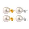 Pendientes de perla redonda texturizada en blanco crema estilo Hepburn francés. Pendientes pequeños estilo Chanel estilo antiguo.