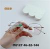 Armação de Óculos de Miopia Masculina Semi-Titânio da Moda, Ultraleve, Livre para o Rosto, Mesmo Estilo do Xiaohongshu M8127