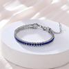 Corrente de Garra de Zircônia de Aço Inoxidável Corrente de Fada Super Brilhante Moda Luxo Leve Pulseira Totalmente Furada Zircônia Colorida Fábrica Direta