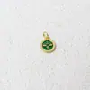 Colgante Tradicional de Cinco Vías del Dios de la Riqueza Color Dorado Conservante de Aceite para Goteo Pulsera DIY Collar Cordón Estilo Tíbet Accesorios de Joyería Venta al por Mayor