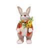 Figura de Animal Conejo de Paja Grande Hecha a Mano para Exportación, Regalo de Jardín de Infancia Estilo Bosque, Decoración del Hogar, Arreglo Pastoral