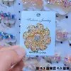 Broche de Mariposa Hueca con Diamantes AB Iridiscentes para Mujer, Pin de Mariposa de Diamantes Lujoso a Todo Color para Trajes y Abrigos, Broche Elegante y Lujoso