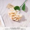 Simulación de 54 piezas de hortensias individuales, flores falsas, flores artificiales, adornos florales para boda