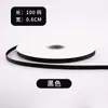Cinta de Satén de Poliéster Delgada de 6 mm en Stock Transfronteriza para Cajas de Regalo de Navidad DIY, Empaque de Flores y Cinta de Envoltura Hecha a Mano Fabricante