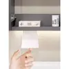 Tapa para Agujero de Caja de Pañuelos 127*26mm Tubo Redondo de Plástico Anillo Decorativo de Presión Integrado Sello y Puerto para Secador de Pelo