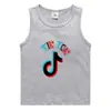 Colete de Verão Infantil Huotu 2026 Estilo Coreano Algodão Casual Camiseta de Baixo Suor Absorvente Cor Doce Sem Mangas Moletom para Crianças Pequenas