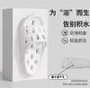 Pantuflas de Casa para Mujer, para Hogar, Interior, Baño, Sandalias Duraderas para Baño, Huecas con Drenaje Rápido, Sandalias Shit-on-Dung para Hombre