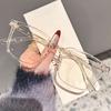 Novos Óculos Azuis Bloqueadores de Luz Masculinos Elegantes da Moda Sem Grau, Mesmo Estilo que Celebridades da Internet, Podem Ser Equipados com Lentes de Grau, Armações de Óculos Ultra Leves